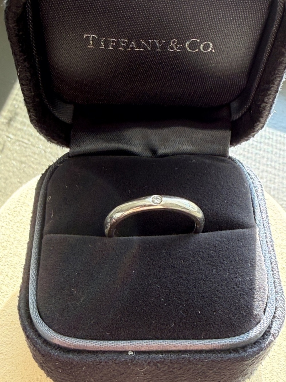 Tiffany & Co. Platinum 950 Diamond Peretti Ring Band - Picture 5 of 15